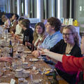 Image of guests during the celebratory dinner