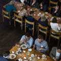 Image of guests at the celebratory dinner at St Antony's College