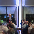 Image of Colin Mills making a speech at the celebratory dinner 