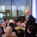 Image of Colin Mills making a speech at the celebratory dinner 