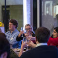 Image of guests during the celebratory dinner