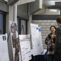 Image of guests viewing student academic posters