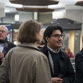 Image of guests during the drinks reception 