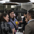 Image of guests at the drinks reception