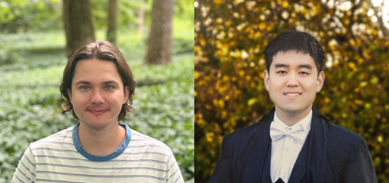 Images of Simon Cooper and Yifan Lu