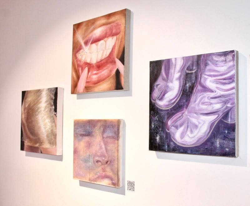 Image of artwork at Girlpane's exhibition 