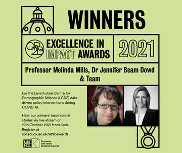 Melinda_Mills_Jennifer_Dowd_O2RB_Awards