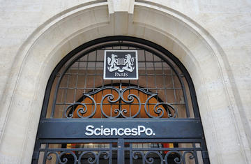 Entrance to Sciences Po in Paris