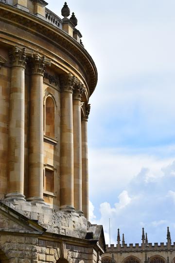 detail of an oxford building