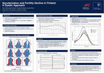 Research poster by DPhil student Henrik-Alexander Schubert