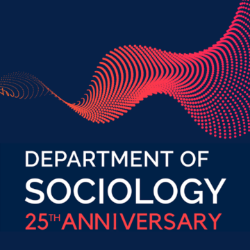 25th Anniversary Sociology Department logo