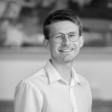 Black and white image of Kasimir Dederichs