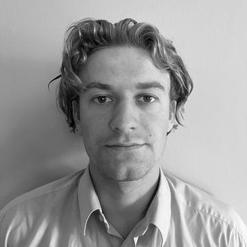 Black & white image of Harald Bjørnsbo