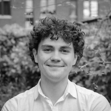 Black & white image of Jorrit van der Wal