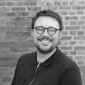 Black and white image of Adrian