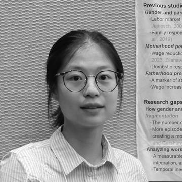 Black & white image of Sizhan Cui