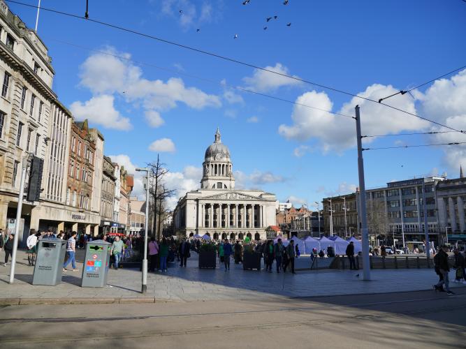 Image of Nottingham city centre 