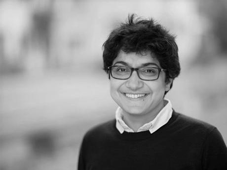 Black & white image of Ridhi Kashyap