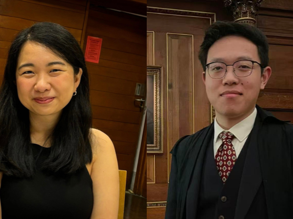 Images of Grace Cheong and Jiaxuan Li 