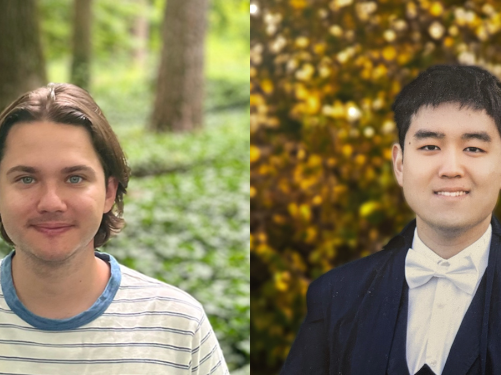 Images of Simon Cooper and Yifan Lu