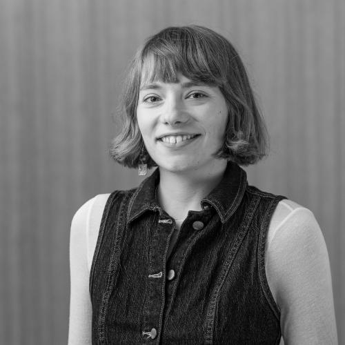 Black and white image of Elena Neri