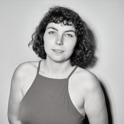 Black and white image of Lea Bonasera