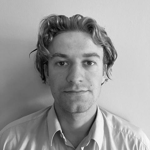 Black & white image of Harald Bjørnsbo