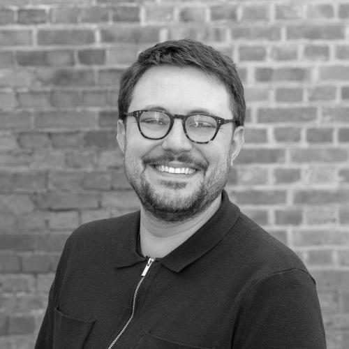 Black and white image of Adrian