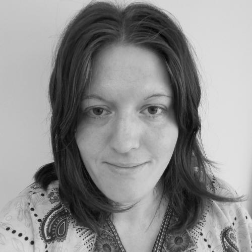 Black & white image of Roanne Hyde