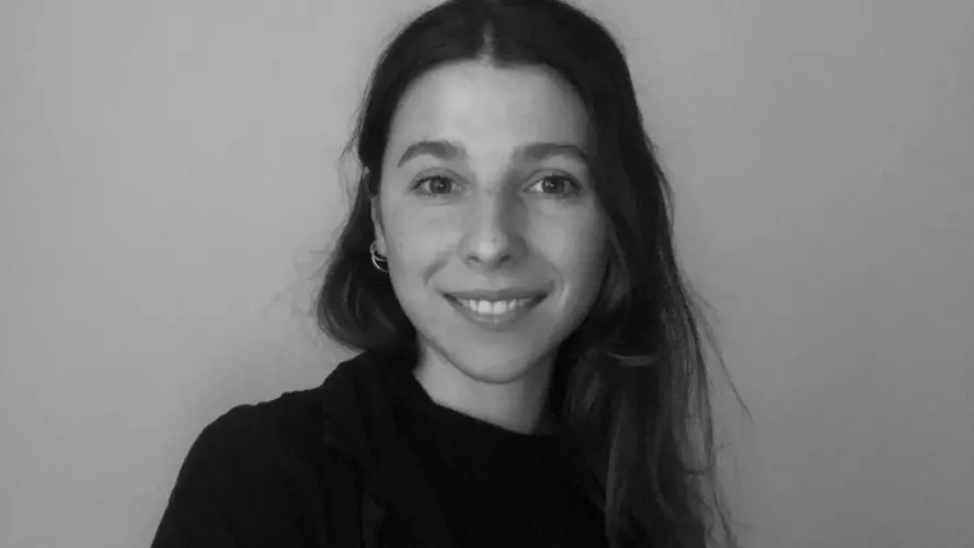Black and white image of Maria Pohl