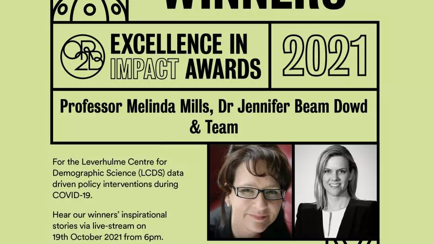Melinda_Mills_Jennifer_Dowd_O2RB_Awards