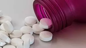 A bottle of pills 