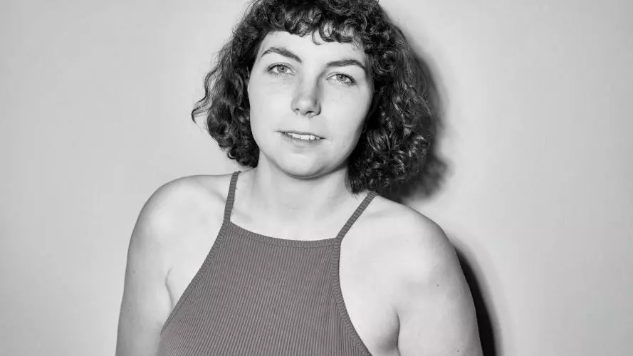 Black and white image of Lea Bonasera