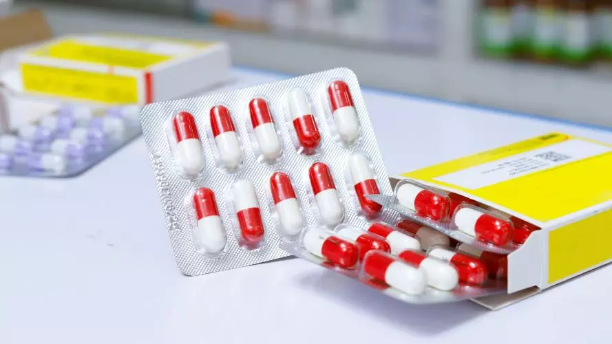 Image of medication on a table