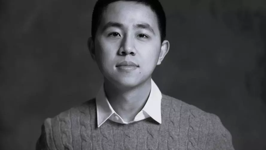 Black and white image of Zhuofei Lu