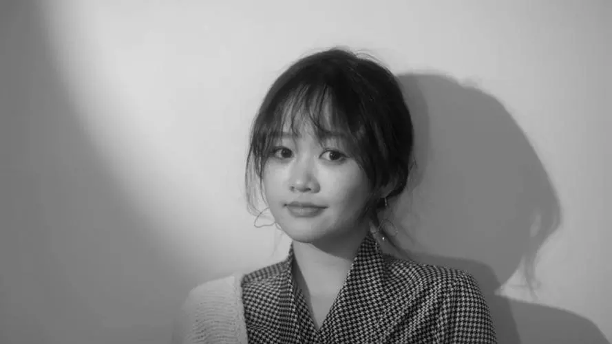 Black & white image of Jiani Yan
