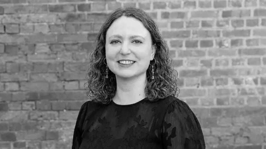 Black & white image of Laurel Millen-Quinn
