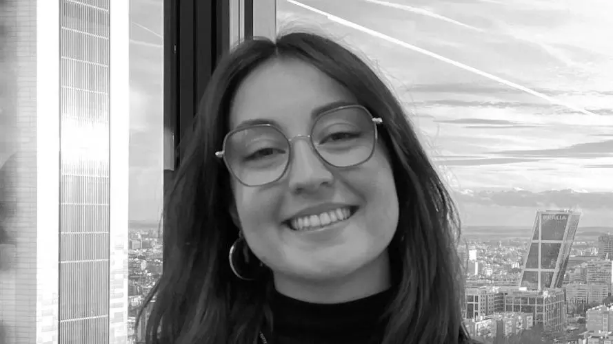 Black and white image of Lidia