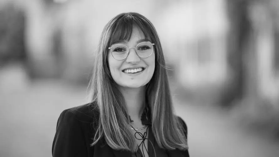 Black & white image of Micol Morellini