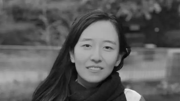 Black & white image of Yujiao Xing