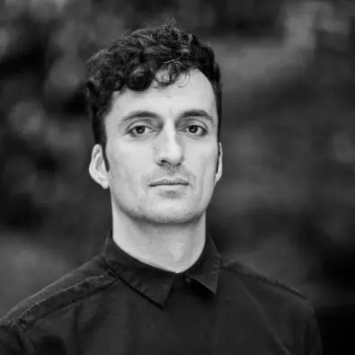 Black & white image of Mark Graham