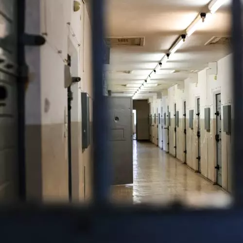 Image of the interior of a prison
