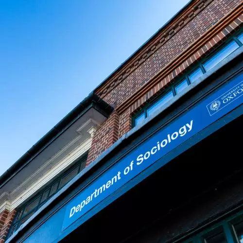 Image of the Department of Sociology sign