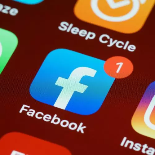 Image of Facebook app on a phone screen
