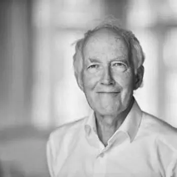 Black & white image of Anthony Heath