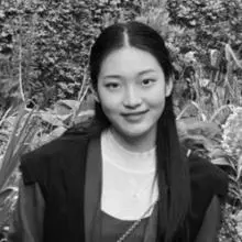 Black and white image of Yanjing Lu