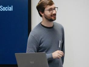 Image of Michael Heseltine speaking during the workshop