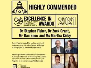 stephen fisher excellence in impact awards commendation