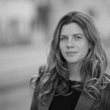 Black & white image of Andrea Tilstra