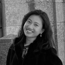 Black & white image of Simin Dai